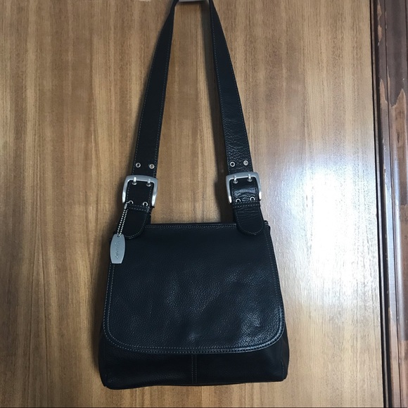 Tignanello Handbags - Tignanello Black Leather Handbag